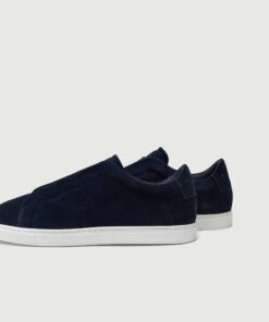 Alternative view of Low 1 Laceless | Navy Suede