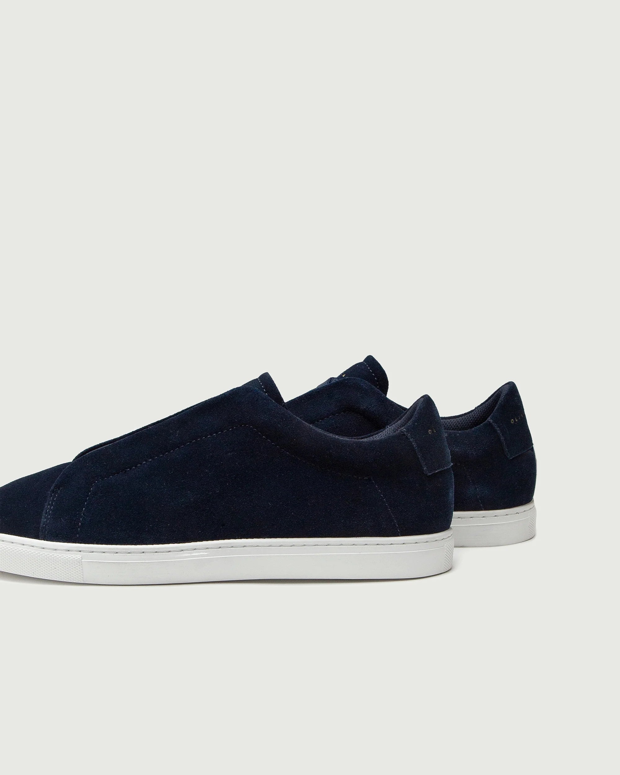 Low 1 Laceless | Navy Suede - Image 2